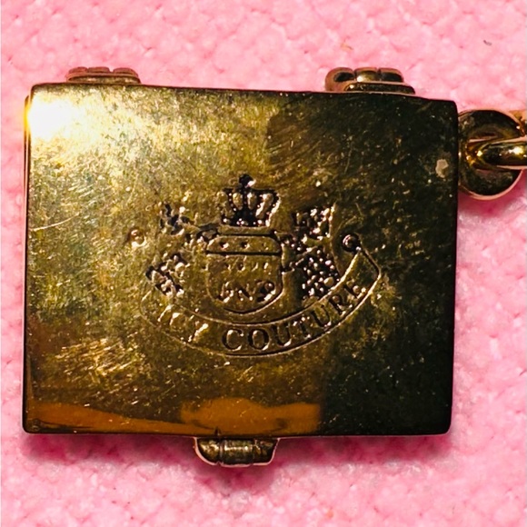RARE hard to find AUTHENTIC Juicy Couture Gold plated over brass record charm - Picture 9 of 13